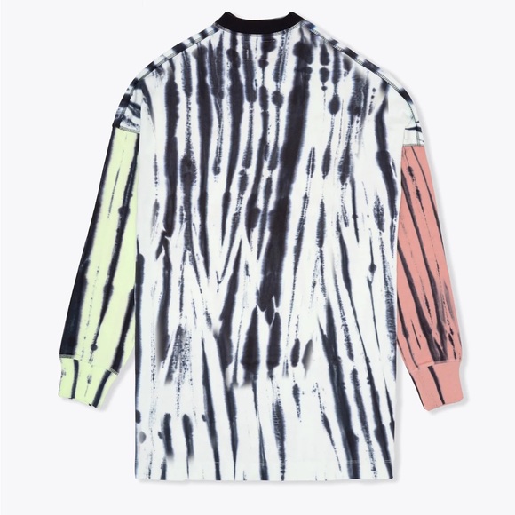 CHNGE
Tie Dye Pieced CHNGE Worldwide L/S T-Shirt Dress (Mint/Dusty Rose/Lime) - Picture 2 of 2